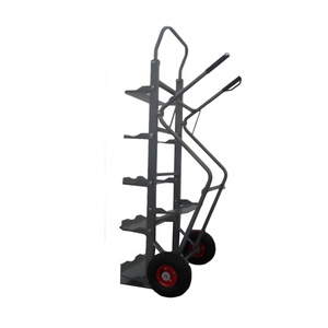 Carros plegables de acero para cubos de agua, camión de mano de carga de 200kg, cuatro ruedas, herramientas de botellas de agua de transporte personalizables OEM - Product Image 1