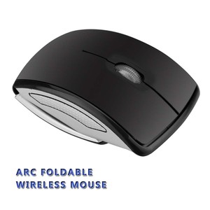 Mini portátil 3D plegable arco USB 2,4G ratón inalámbrico LED retroiluminado ajustable DPI regalo promocional con arco plegable colorido - Product Image 4
