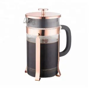 Promotion Wholesale Clear Glass Turkish Travel French Press Coffee Maker Plunger