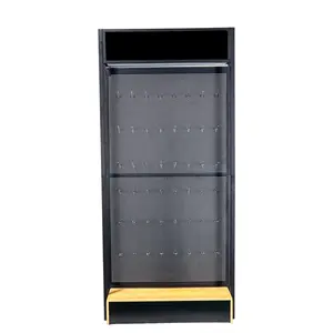 Floor Standing Metal Hardware Tools grocery Store Display Rack Pegboard Display Stand Heavy Duty Shelf