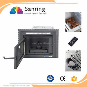 Foyer à granulés intégré au design moderne, réchaud à plaques de type insert, livraison gratuite - Product Image 3