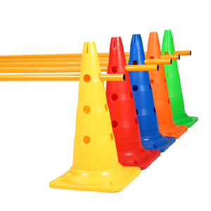 20 "vuông cơ sở đào tạo bóng đá đánh dấu hình nón với lỗ trên mặt kết hợp với cực - Product Image 5