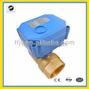 Électrique actionné complet port ball valve avec ROHS cert pour conservation de l'eau agricole, Chauffage et l'eau de projet - Product Image 1