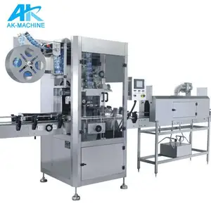 Machine d'étiquetage de manchon rétractable automatique/Tunnel d'étiquetage thermorétractable grande capacité pour un taux supérieur - Product Image 1