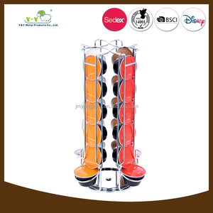 De metal giratoria bastidores <span class=keywords><strong>Dolce</strong></span> <span class=keywords><strong>Gusto</strong></span> de cápsulas de café de dispensación - Product Image 1