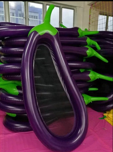 Nhà máy sản xuất <span class=keywords><strong>Inflatable</strong></span> Cà tím hồ bơi Float cho các hoạt động nước hồ bơi đồ chơi màu tím PVC/TPU Chất liệu EN71 chứng nhận - Product Image 2