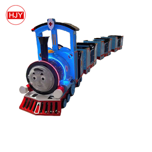 Superbe train électrique pour enfants avec piste de 8 m, capacité de 6 personnes, couleurs personnalisables - Product Image 5