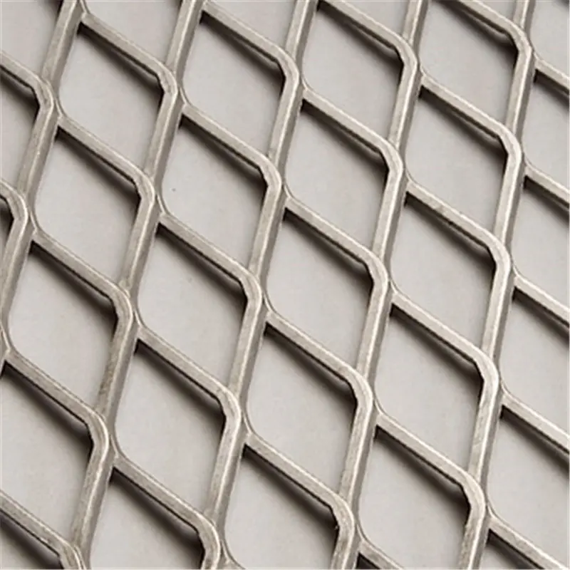 Galvanizli paslanmaz çelik alüminyum genişletilmiş metal ızgara teli