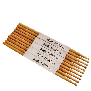 Bacchette in <span class=keywords><strong>Legno</strong></span> d'Acero 5A con Impugnatura Antiscivolo, Bacchette per Percussioni per Set di Batteria, Forniture per Scuole di Musica, Bacchette in <span class=keywords><strong>Legno</strong></span> all'Ingrosso - Product Image 1