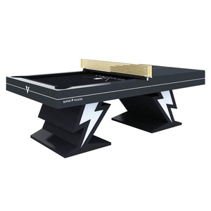 2020 nuovo legno di fascia alta 7ft 8ft 9ft 3 <span class=keywords><strong>in</strong></span> un pranzo Americano tavolo da biliardo con tavolo da tennis sulla parte superiore - Product Image 1