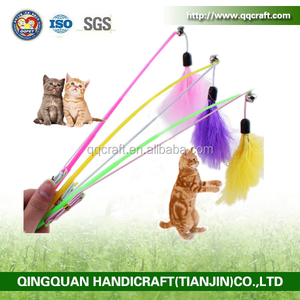 Cat QQPet Fether telescopic cane Fishing rotate Wand Cat Teaser toys - Product Image 6