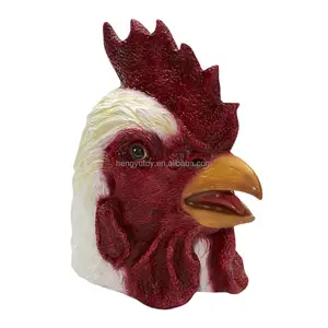 new Genuine Unique latex rooster head mask products novelty items