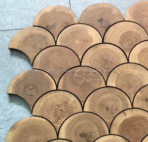 Tuiles <span class=keywords><strong>de</strong></span> mosaïque en bois naturel <span class=keywords><strong>de</strong></span> style <span class=keywords><strong>parquet</strong></span> en forme d'éventail pour la décoration des sols et des murs en gros - Product Image 3