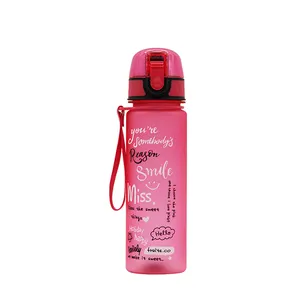 Bouteille d'eau vide de 500 ml (17 oz) prête à être expédiée, <span class=keywords><strong>prix</strong></span> de gros, bouteille d'eau potable en plastique transparente anti-fuite - Product Image 1