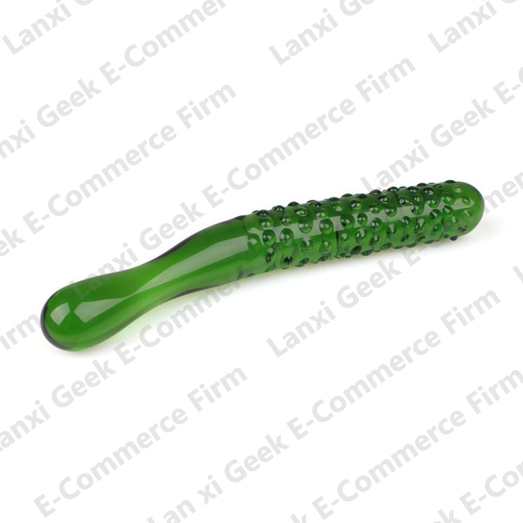 Hot Selling Sex Toys Glass Dildo Green Crystal Cucumber Masturbation for  Women Lesbian| Alibaba.com