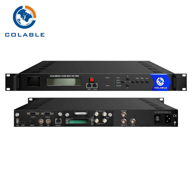 32APSK DVB-S2X Satellite Receiver Decoder IRD COL5822X