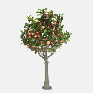 250CM lifelike large artificial apple fruit trees for wedding festival decoration