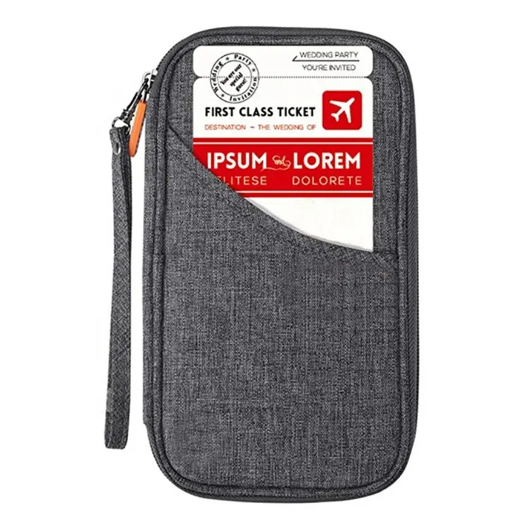 यात्रा छोटा सा बैग यात्रा बटुआ दस्तावेज़ आयोजक बैग पासपोर्ट धारक बैग
