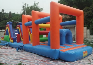 Meilleur équipement de parcours d'<span class=keywords><strong>obstacles</strong></span> pour enfants à la verticale commerciale en usine, courses de parcours d'<span class=keywords><strong>obstacles</strong></span> à gonfler pour adultes à vendre - Product Image 4