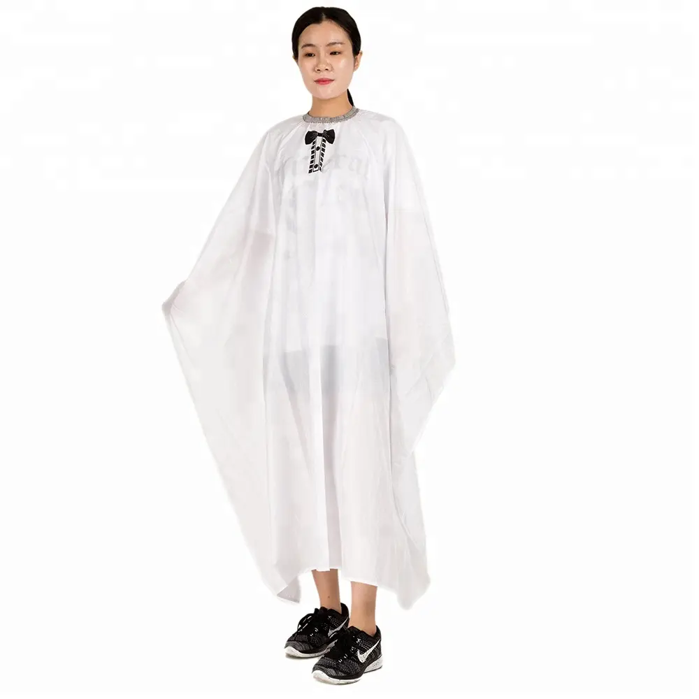 Thiết Kế Dài Tóc Cape Gown Barber Cắt Tóc Cape Salon Cape Trắng Cho Tiệm Hớt Tóc