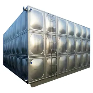 100000 Liters Stainless Steel Cold Drinking Water Storage Tank SS 304 316 Food Grade Large Sectional Water Tank for Rain