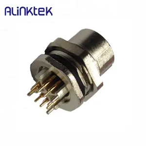 M12 8 Pin авиации круговой разъем GX12