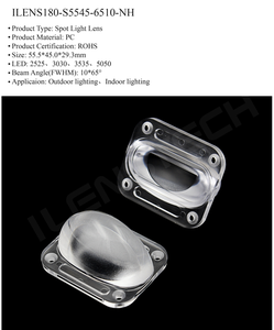 Ilenstech Ống Kính Quang Học LED Với Gioăng Silicon/Ống Kính Led L Nhà Máy - Product Image 2