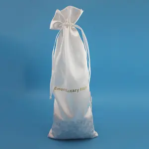 Recyclable Biodegrada Customized Satin Hair Bag
