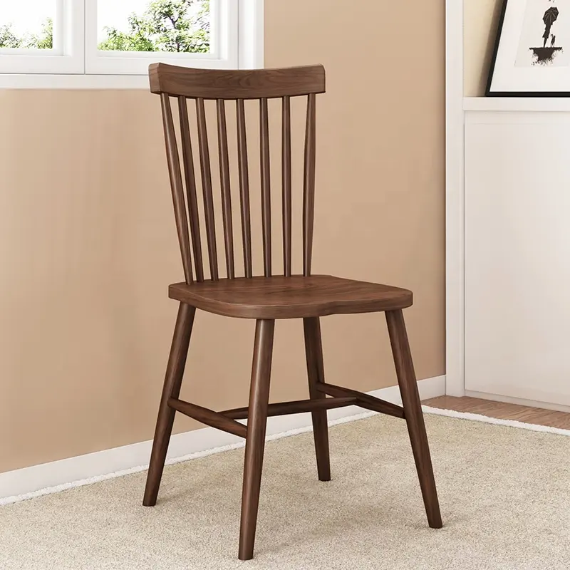 High Quality Wholesale Furniture Chinese Style Dining Room Wood Restaurant Dining Chairs