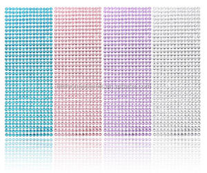 Acrylic Rhinestone Self-Adhesive Sticker Stickers DIY Gift Decoration