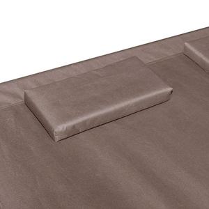 Hamaca doble para Patio exterior, tumbona de jardín con dosel, 2 almohadas - Product Image 6