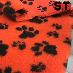 Lit en velours lavable avec motif de pattes de cœur, couvre-lit imprimé, <span class=keywords><strong>tapis</strong></span> de chien, avec support en latex, literie enfants, vente en gros, - Product Image 4