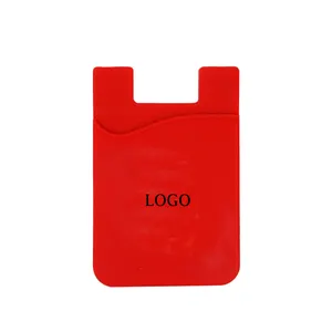 Multifunctional Creative Portable Silicone IC Card Mobile Phone Back Pasted Bus Card Cover