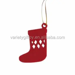 felt boot christmas tree decoration/felt boot hanger/ felt boot ornament for Christmas decoration