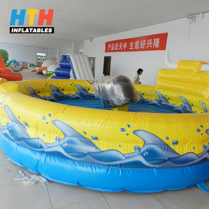 Tobogán Inflable Crazy Bull Ride Marca <span class=keywords><strong>HTH</strong></span>, 5m de Diámetro, Capacidad de 600kg, 1 Persona, Material PVC, Garantía de 3 Años, Soplador de 750W - Product Image 2