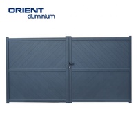 Puerta de Aluminio de Diseño Moderno Europeo