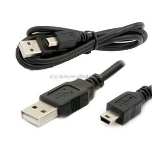 1m標準USBTOミニUSB5pin V3USB充電ケーブル (mp3Mp4デジタルカメラ用) GPSレシーバーデータ充電器ケーブルアダプターコード