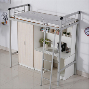 Litera de Metal con escalera/mesa para niños, muebles para Loft, escuela, litera, nuevo - Product Image 5