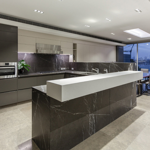 Natural Stone Floor Tile Wall Panel Dark Grey Marble Tiles 60x60cm 30x30cm Marble Gray Contacts Pietra Gray Marble - Product Image 4