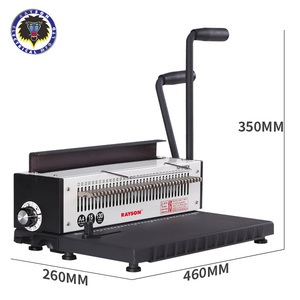 ماكينة ربط قابلة للتخصيص RAYSON TD-1500B34 ماكينة ربط سلك مزدوج سعة تخريم 34 فتحة 15 ورقة - Product Image 4