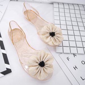 Filles douces d'été plat transparent PVC sandales - Product Image 6
