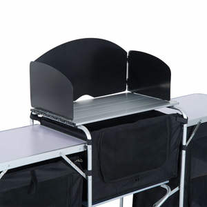 โต๊ะตู้ปิกนิกทนทานพับได้ตั้งแคมป์อลูมิเนียมกล่องโลหะสำหรับทำอาหารกลางแจ้ง - Product Image 5