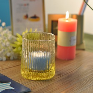 de color sólido de vidrio sostenedor de vela - Product Image 4