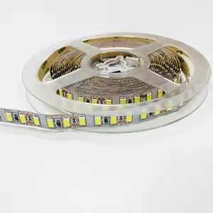 5630 LED esnek şerit ışık 12V 120leds metre başına Epistar SMD5630 halat ışık 10mm PCB CE Rohs sertifikası