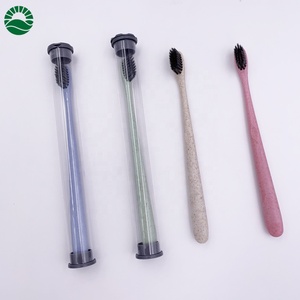 Biogegradable de paja de <span class=keywords><strong>trigo</strong></span> cepillo de dientes conjunto - Product Image 2