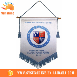 Nouveau type toutes <span class=keywords><strong>les</strong></span> tailles mini logo personnalisé conception de football fanion, football club drapeau échange - Product Image 5
