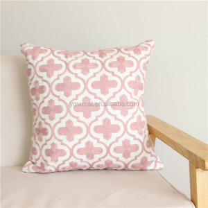 Housse de coussin <span class=keywords><strong>brodée</strong></span>, taie d'oreiller, avec motif géométrique, personnalisé - Product Image 3