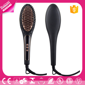 Escova alisadora de cabelo New hot pick peigne électrique lisseur rapide <span class=keywords><strong>brosse</strong></span> à lisser les <span class=keywords><strong>cheveux</strong></span> - Product Image 2