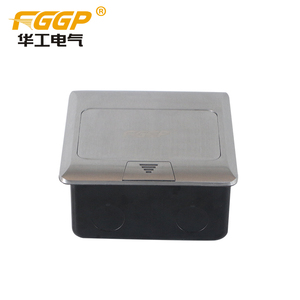 HGD-2F trong nước 2 băng đảng Châu Âu Ổ cắm điện Bạc tầng Pop Up bìa với hộp - Product Image 6