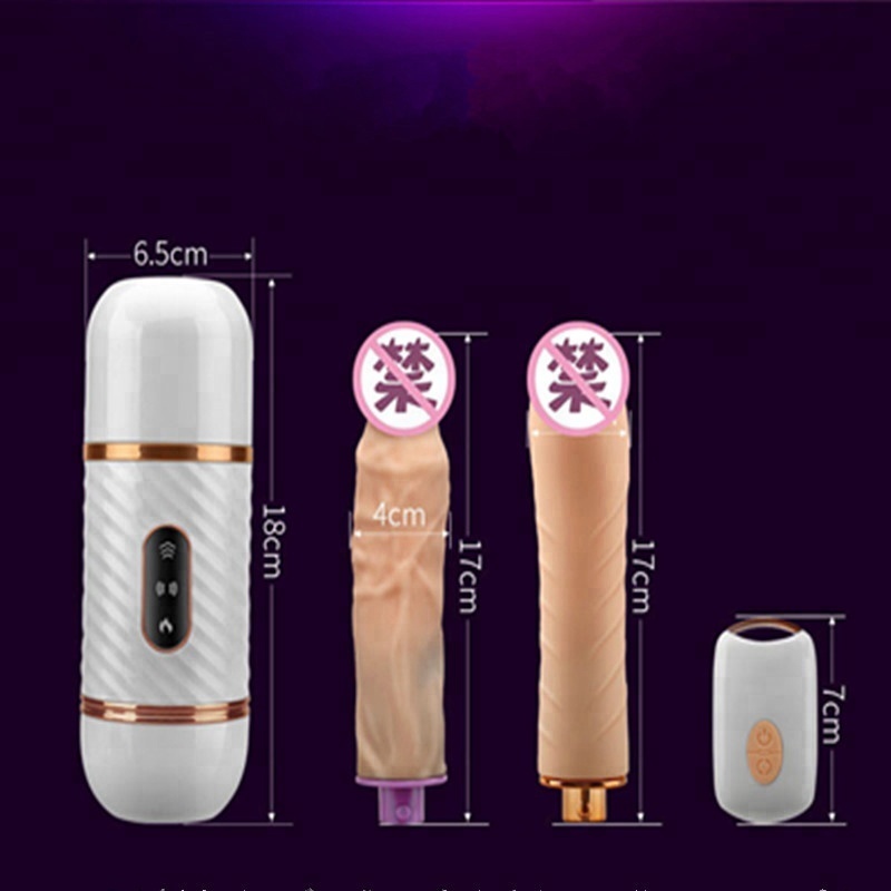 Télécommande Automatique Sex Machine De Pompage Pistolet Poussée Télescopique Gode Vibrateur